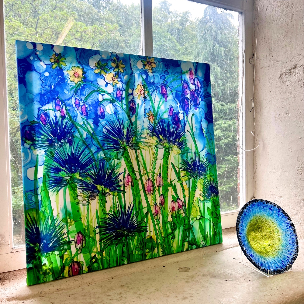 Millie Moth - Soft & Spiky canvas